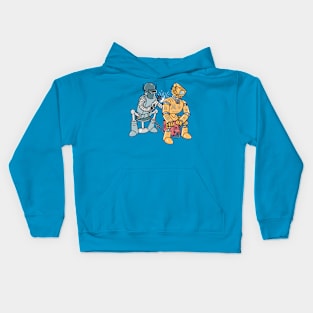 ROBOTS AND TATTOO Kids Hoodie